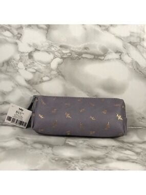 INDIGO small pencil/ makeup/ travel case NWT